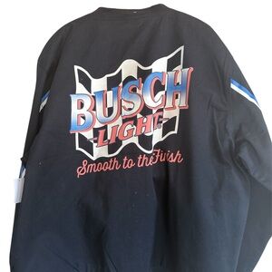 Busch Light Black Racers jacket NEW Men’s XXL